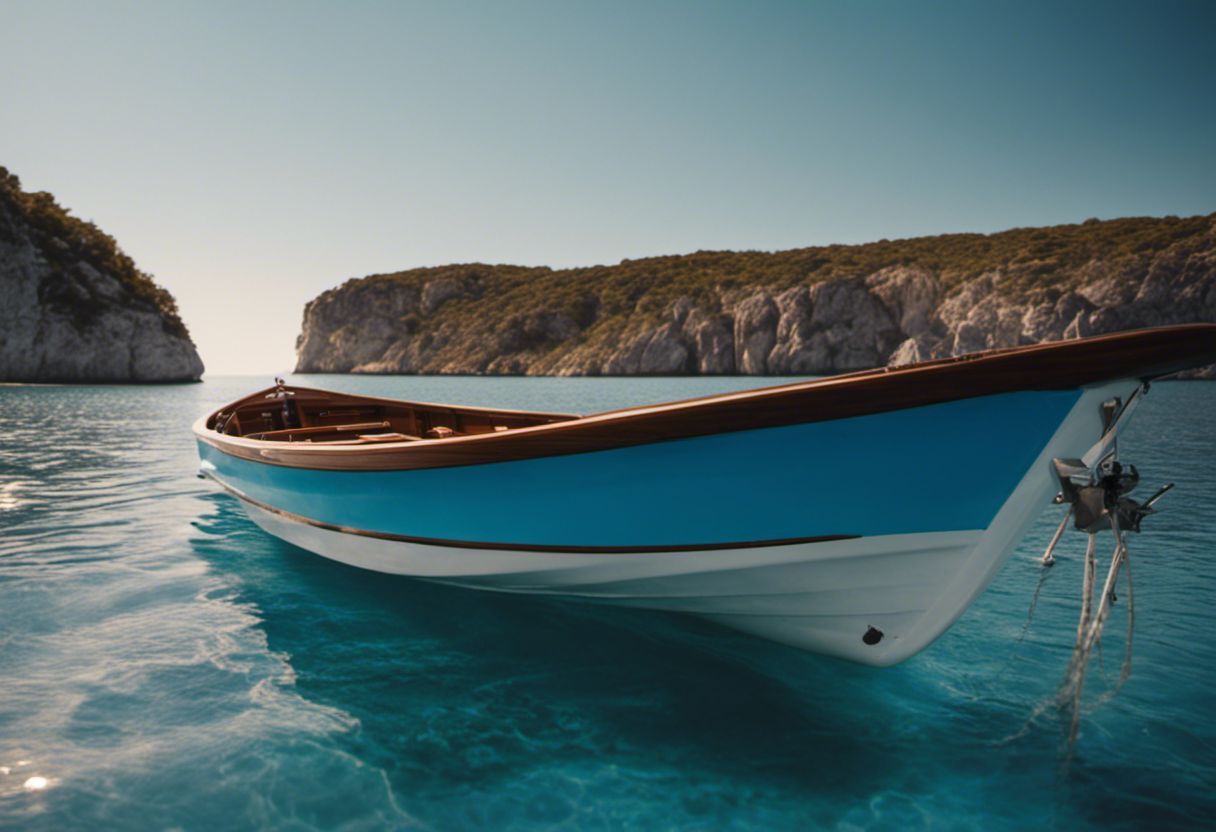 Bateau impressionnant sur des eaux bleu cristallin