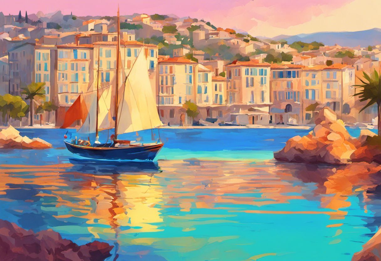 Calme et sérénité à bord d'un bateau coloré à Marseille