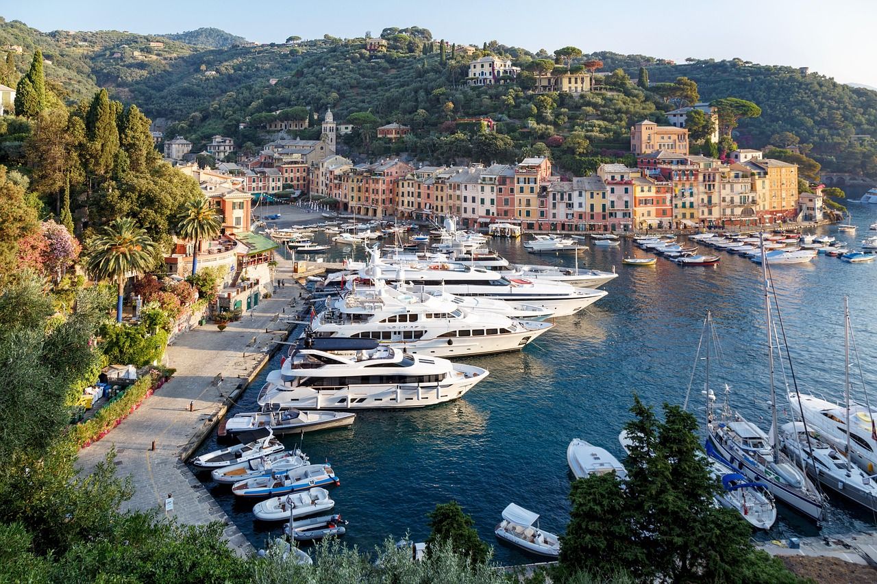 Portofino, Ligurie, Italie, Mer, Port