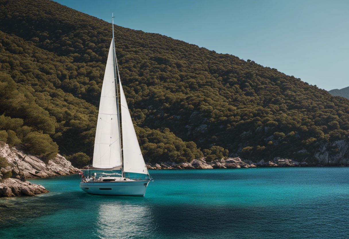 Eaux azur de Corse et voilier de luxe